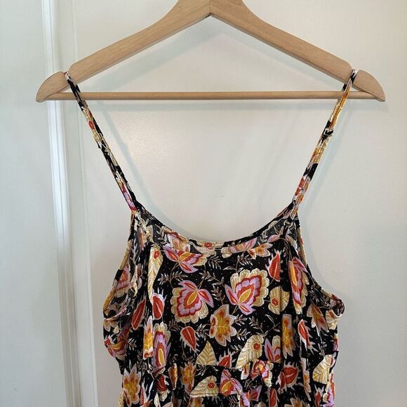 Loft Beach Floral Ruffle Tiered Maxi Dress - Picture 8 of 10